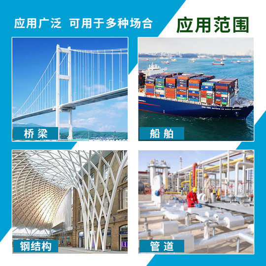 Epoxy Zinc-Rich Primer Manufacturer Spot Wholesale Metal Anti-Rust Direct Sales Steel Structure Acid and Alkali Resistant Anti-Corrosion Paint