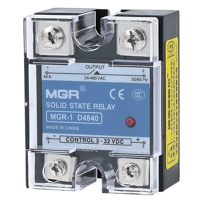 Однофазное твердотельное реле Megel SSR MGR-1 D4810/25/40/60/80 Управление постоянным током AC