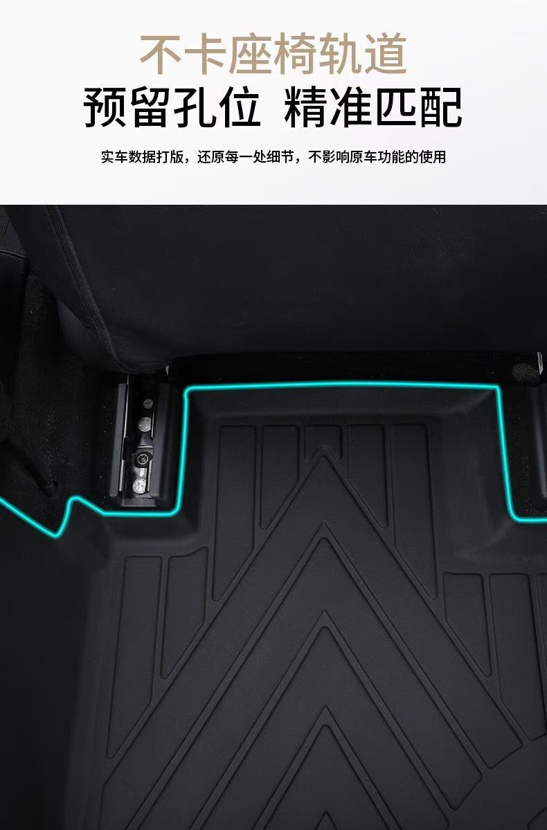 Suitable for Haver H6 Foot Pad Bag Threshold Tpe Car Foot Pad Surrounding Threshold H6 National Tide Coolpad Second Generation Third Generation TPE