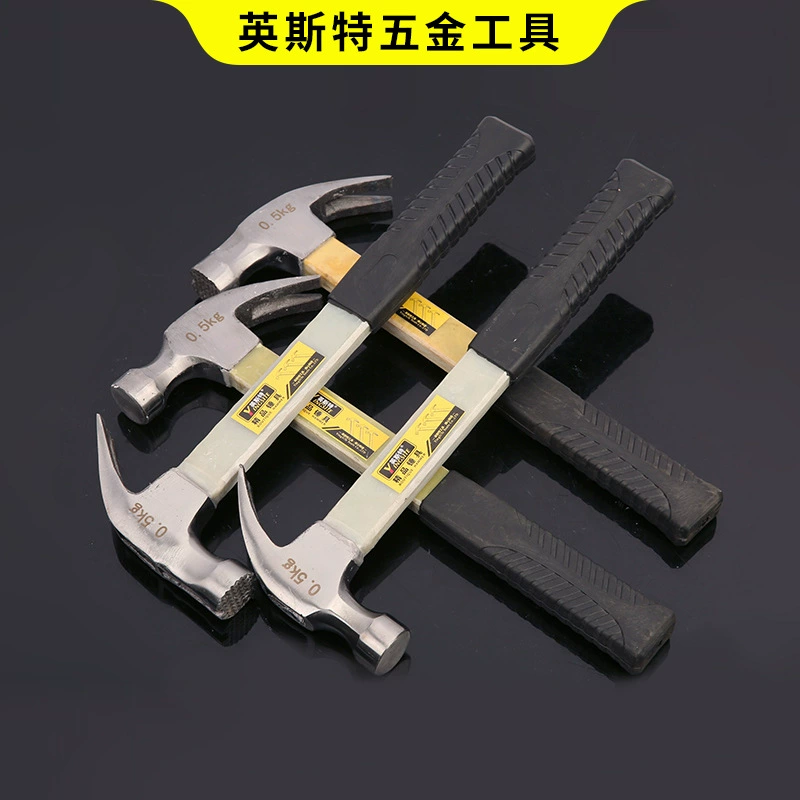 Оптовая Продажа с фабрики Inster нескользящий всасывание ногтей бакелитовая ручка молоток с когтями 0,5 кг молоток для ногтей удлиненная Изолированная ручка молоток для ногтей