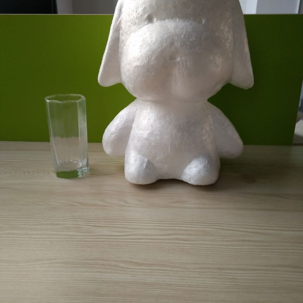 Oso Rosa molde oso modelo embrión blanco Qixi Día de San Valentín EPS Poli Dragón blanco espuma oso Clavel