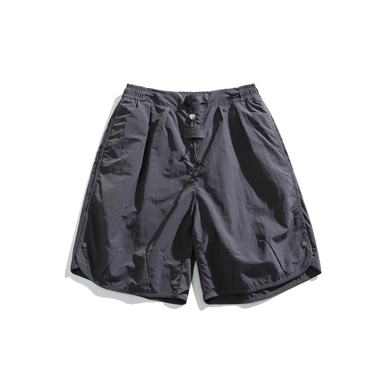 Pantalones cortos de playa de secado rápido transpirables al aire libre CLOR pantalones de cinco puntos de nailon de verano casuales sueltos para hombres S5039