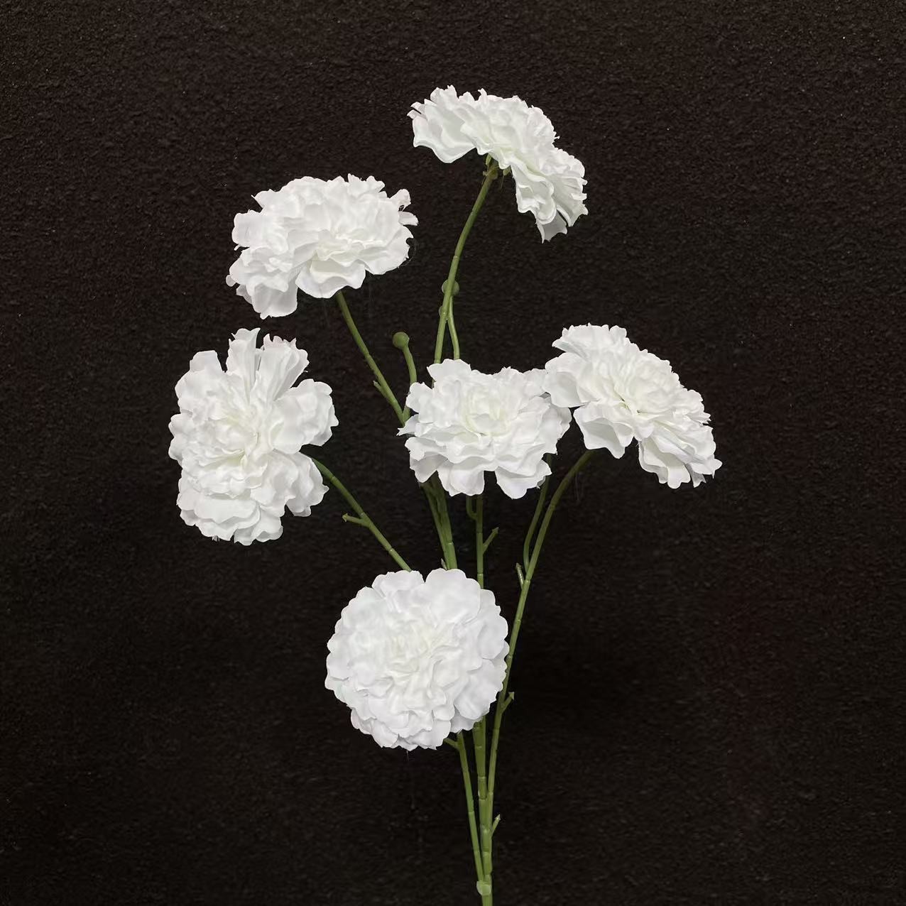 Flores falsas blancas Flores artificiales Flores para bodas Auditorio de bodas Decoración del hotel Techo artificial Flores artificiales Flores falsas