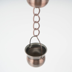 Waist Drum-Shaped Cup Courtyard Rain Chain Water Guide Chain Japanese-Style Eaves Water Guide Chain Rain Bell Gutter Drainage Chain Water