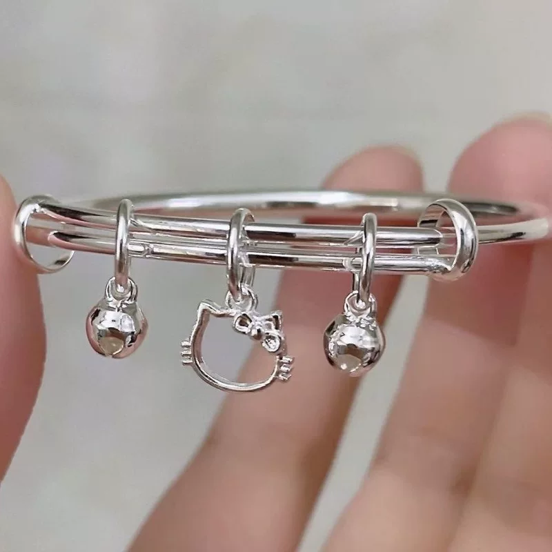 Hello Kitty, маленький колокольчик, универсальный браслет для подруги, новая коллекция, простая и элегантная форма, подарок для девушки