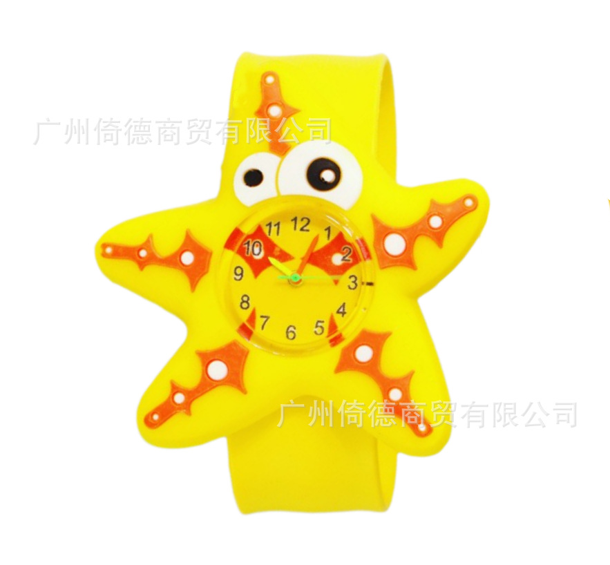 2024 suministro de niños reloj de dibujos animados animal snap ring estudiante kindergarten Panda electrónico en stock Comercio exterior Venta caliente