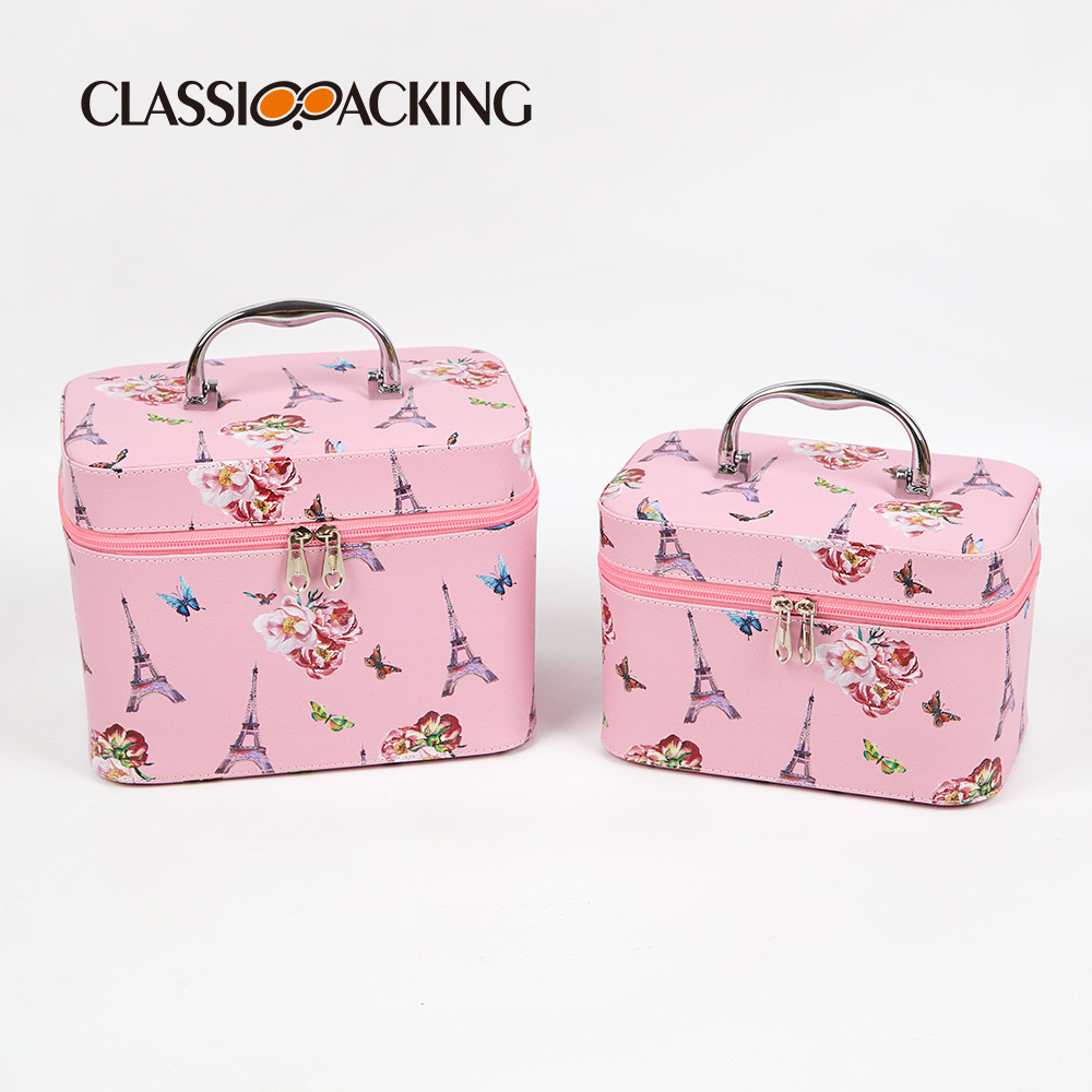 Caja de almacenamiento de herramientas cosméticas portátiles al por mayor de fábrica multifuncional de gran capacidad caja cosmética profesional logotipo personalizable