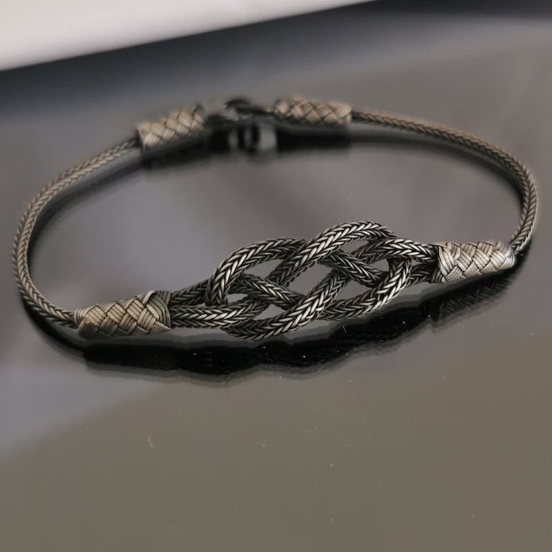 Cross-border New Moebius Ring Infinite Celtic Knot Symbolizes Forever Love Handmade Couple Bracelet