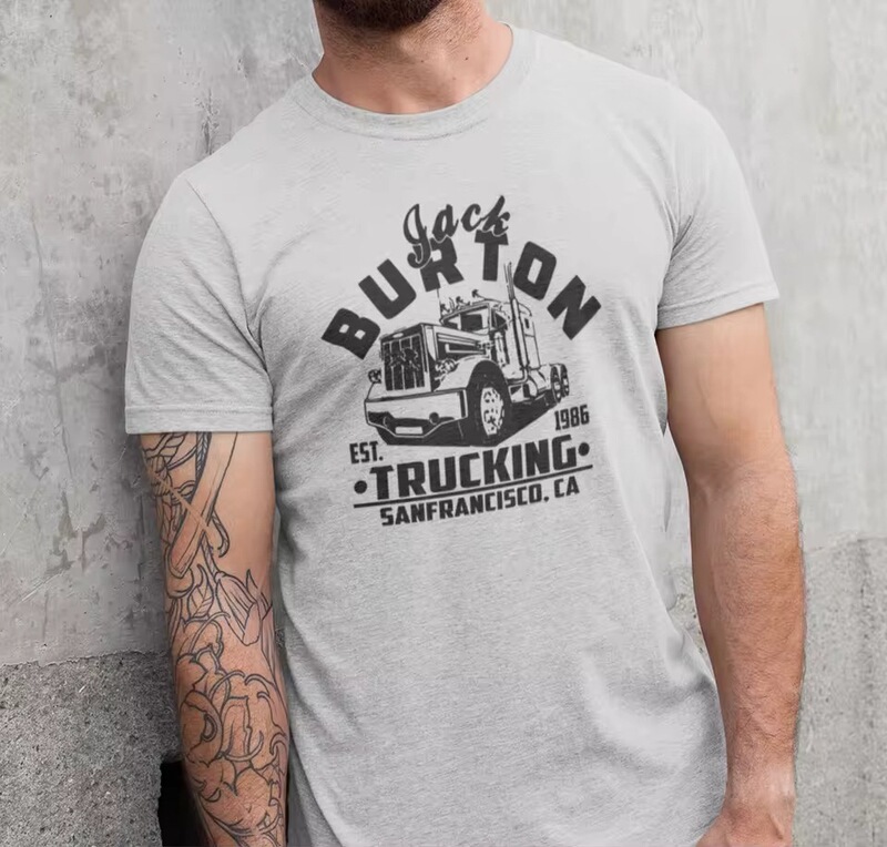 Jack Burton T-Shirt Big Trouble in Little China Shirt Gift for Movie Enthusiasts Truck Car Graphic Shirt