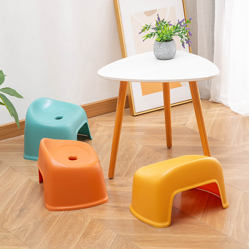 Shoe changing stool Japanese style thickened simple small bench children's plastic small chair baby chair home low stool bathroom stool