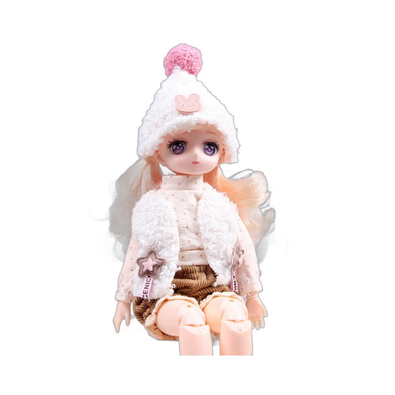 Verjaardagsverkleedcadeauset 3D30 pop prinses speelgoed loli cm realistische ogen trendy_voghion.com