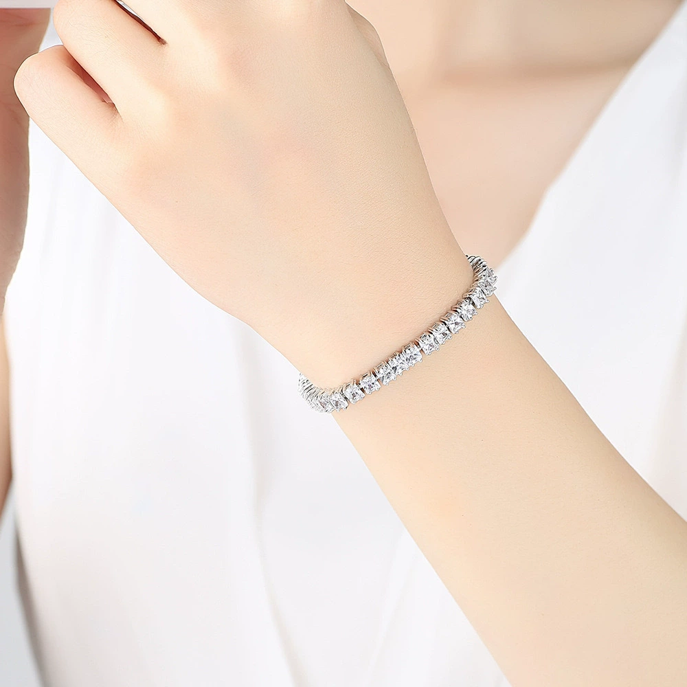 Классический квадратный модный браслет из натурального камня, AliExpress