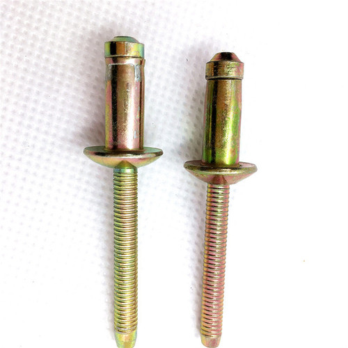 Good seahorse type round head all-iron rivets high-strength Loco type core blind rivets free samples factory direct sales