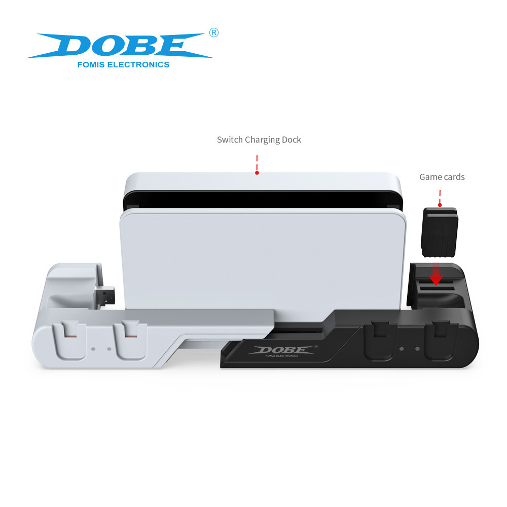 Switch oled fast charging four joycon left and right small handle charging base NS handle charging charger