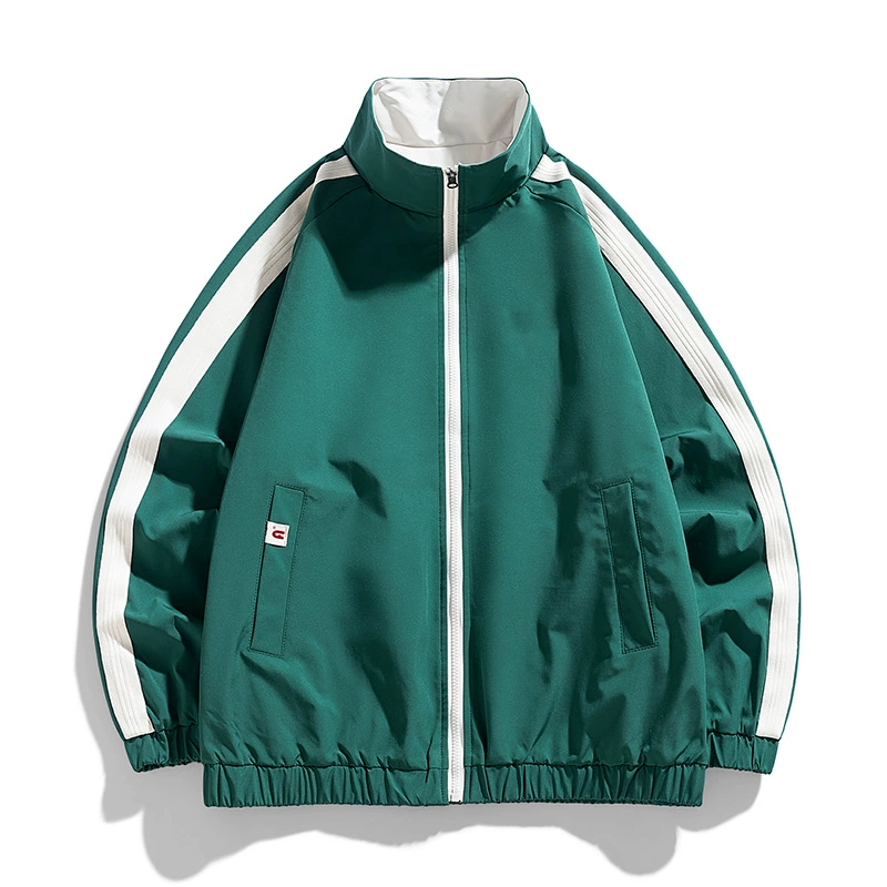 Tide, men's double-sided autumn windproof waterproof jacket, oversize