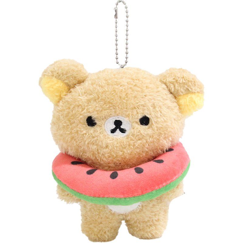 日本のかわいい漫画のクマのぬいぐるみペンダント人気の綿人形キーホルダーバッグペンダントカップルギフト|undefined