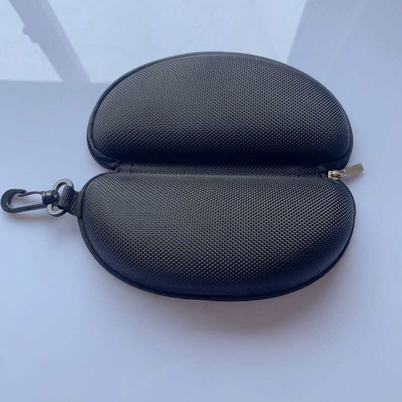 Zipper Large Frame Glasses Box Hook Oxford Cloth Sunglasses Box Glasses Bag Glasses Cloth Sports Glasses Box