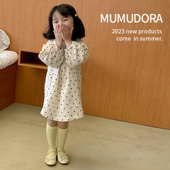 兒童中筒襪夏季薄款女童網眼花邊嬰兒寶寶襪子糖果色公主親子防蚊