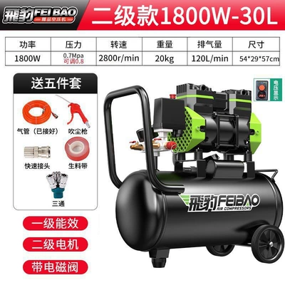 Decoration Spray Paint Air Compressor: Hava kompressorları - double-tube-upgrade-1800w-30lgift-package