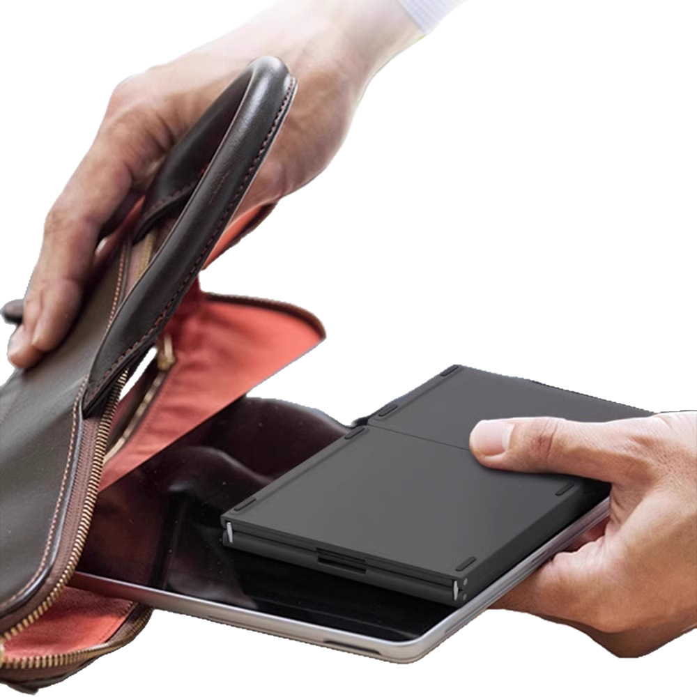 Teclado Bluetooth Tres teclados plegables son adecuados para iPad, mini teléfono de oficina comercial, teclado de tableta