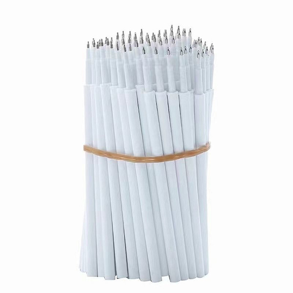 White neutral pen white pen press the white ST gourd head brushing…