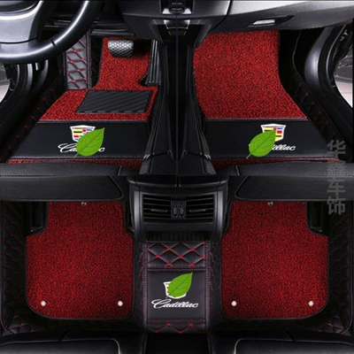 SRX, XT4, ATS full-coverage | Modelə uyğun ayaqaltı - ats-l-double-layer-black-and-red-black-and-red-silk-loop