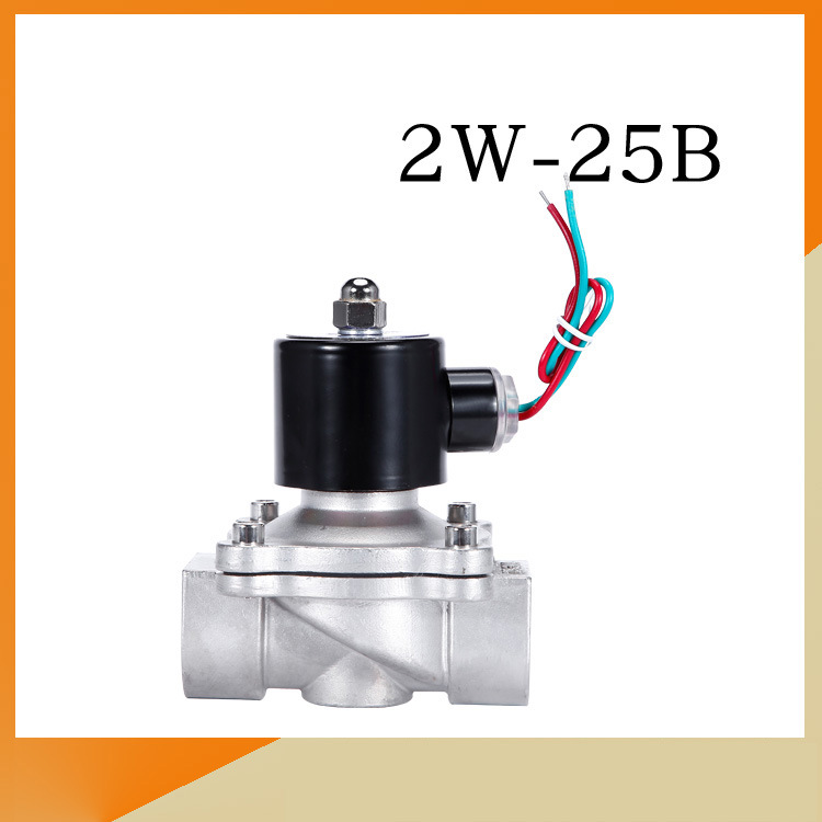 博普2W-250-25B不锈钢 1寸水用 气用电磁阀 BOPU厂家