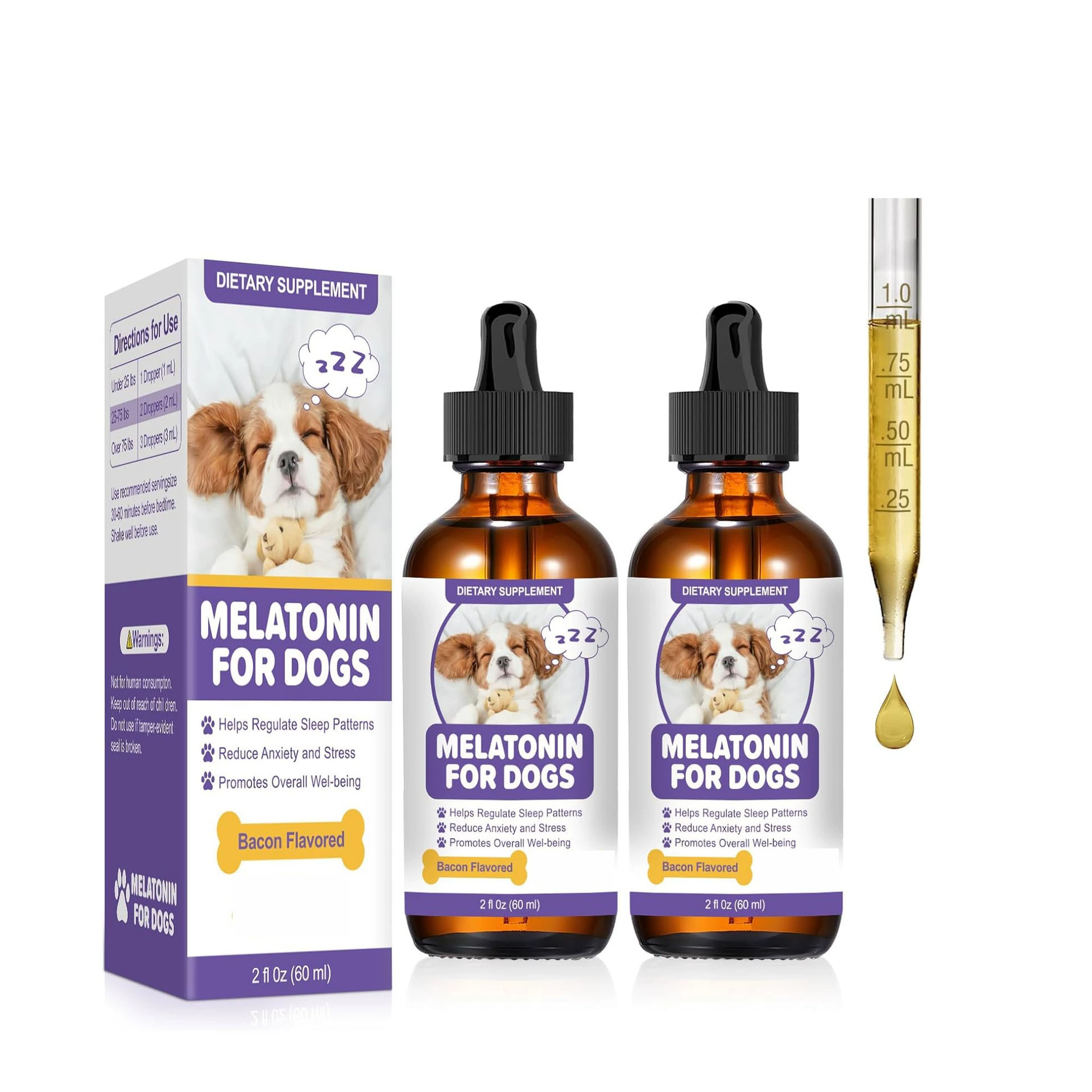 Специально для экспорта, капли мелатонина для собак могут быть OEM.