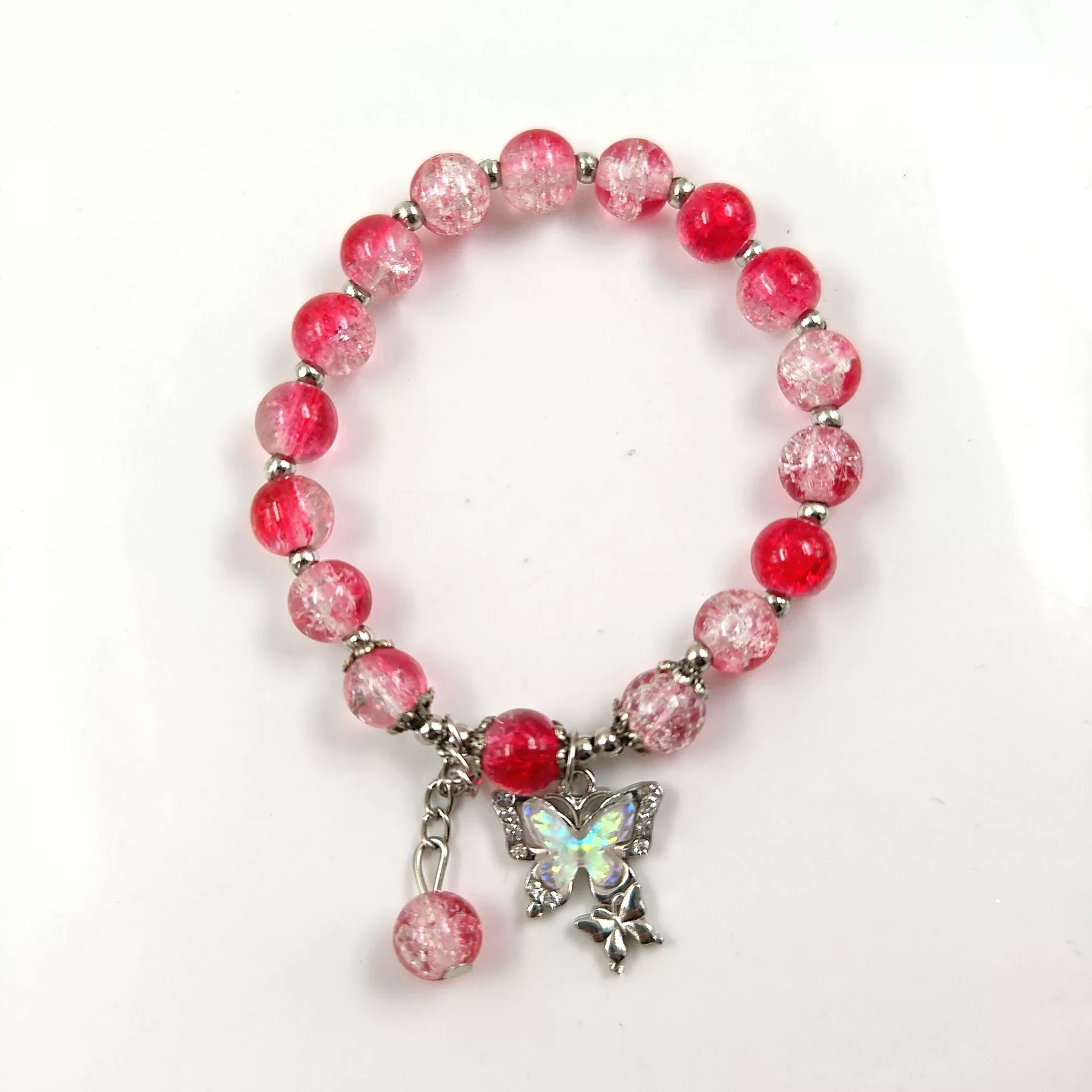 Милая бисерная bracelet, радужный кристалл, DIY
