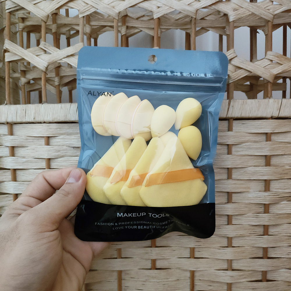 143g Weight Makeup Puff Makeup Tools Types 1 Set Quantity Sponge Material Solid Color Pattern Simple Style Style Simple Style Solid Color Sponge Makeup Puff 1 Set 13
