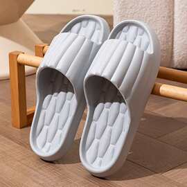 面包凉拖鞋女夏季浴室洗澡厚底踩屎感情侣室内居家用凉拖鞋男防滑