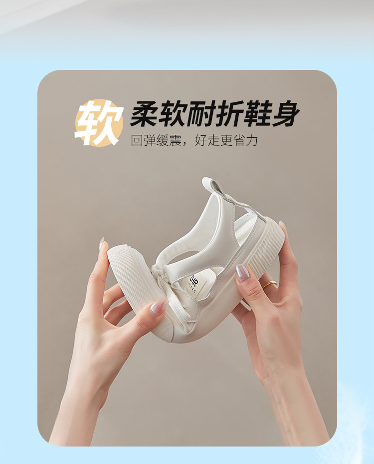 Giày sneaker nữ ZHR cổ thấp dáng thể thao, chất liệu lưới thoáng khí, đế nhẹ, phong cách mùa hè — CS73E màu be chi tiết 6