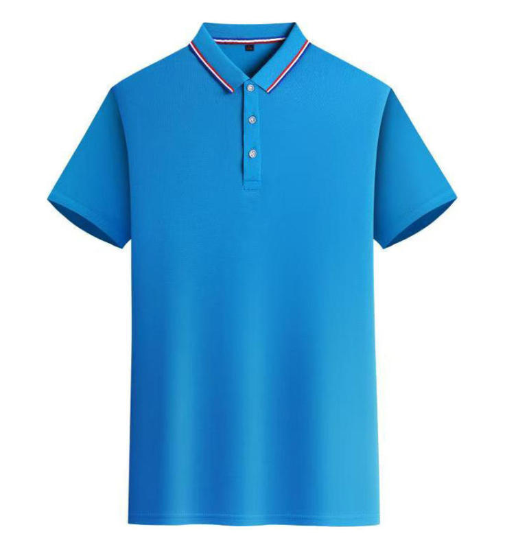シルクコットン速乾インターカラーラペルプリントロゴ作業服半袖ポロシャツ180g(個包装なし)|undefined