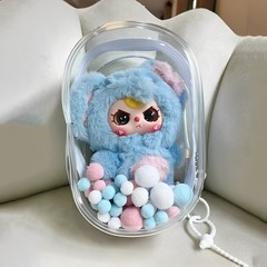 15CM 3歳ベビーウォーキングバッグ、痛いバッグ、防塵ディスプレイバッグ、PVC透明第二世代ラブドールペンダント