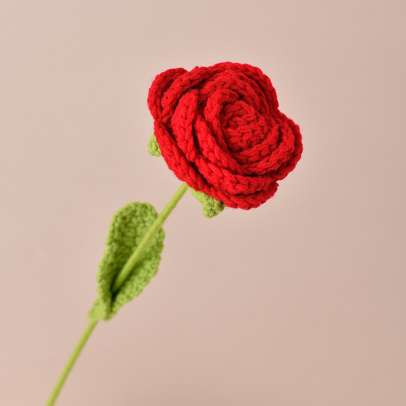 情人节礼物毛线编织花巨无霸玫瑰花束成品送女友闺蜜生日礼物2025|undefined
