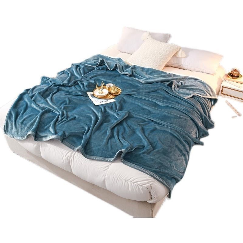 Blanket Quilt Winter Double Sided Warmth Extra Thick Flannel