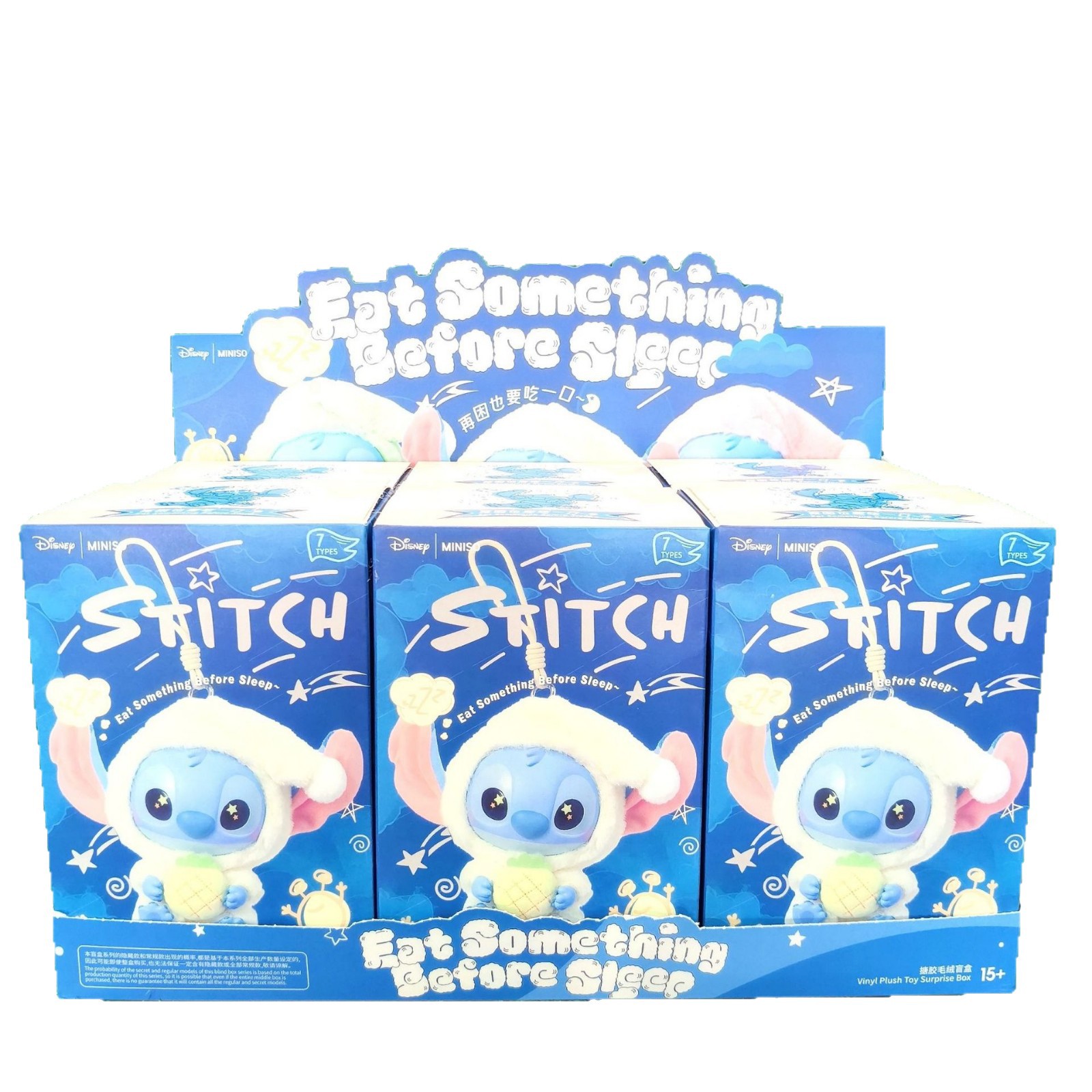 Stitch Doll Caja ciega Muñeca Stitch Colgante periférico Muñeca de felpa Caja ciega Muñeca de mano Llavero Péndulo