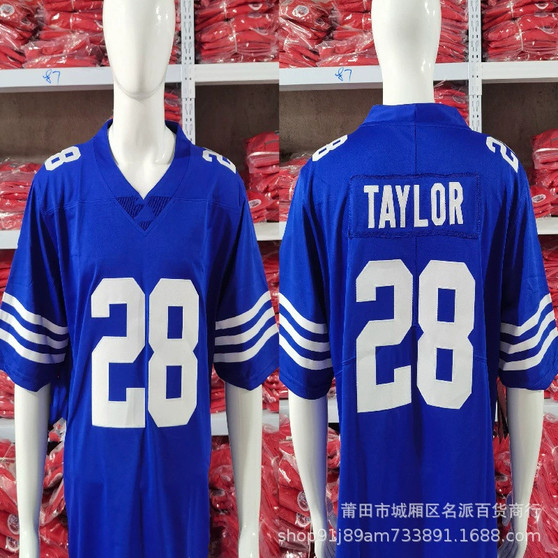 Футболка НХЛ колец Colts 28#5#56# NFL модель оптовая поставка из-за рубежа одно поколение футбольной формы
