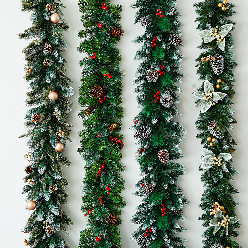 Christmas Decorations, Christmas Wreaths, Rattan Door Hangings, Wall Hangings, Window Glass Door Hangings, Festive Atmosphere