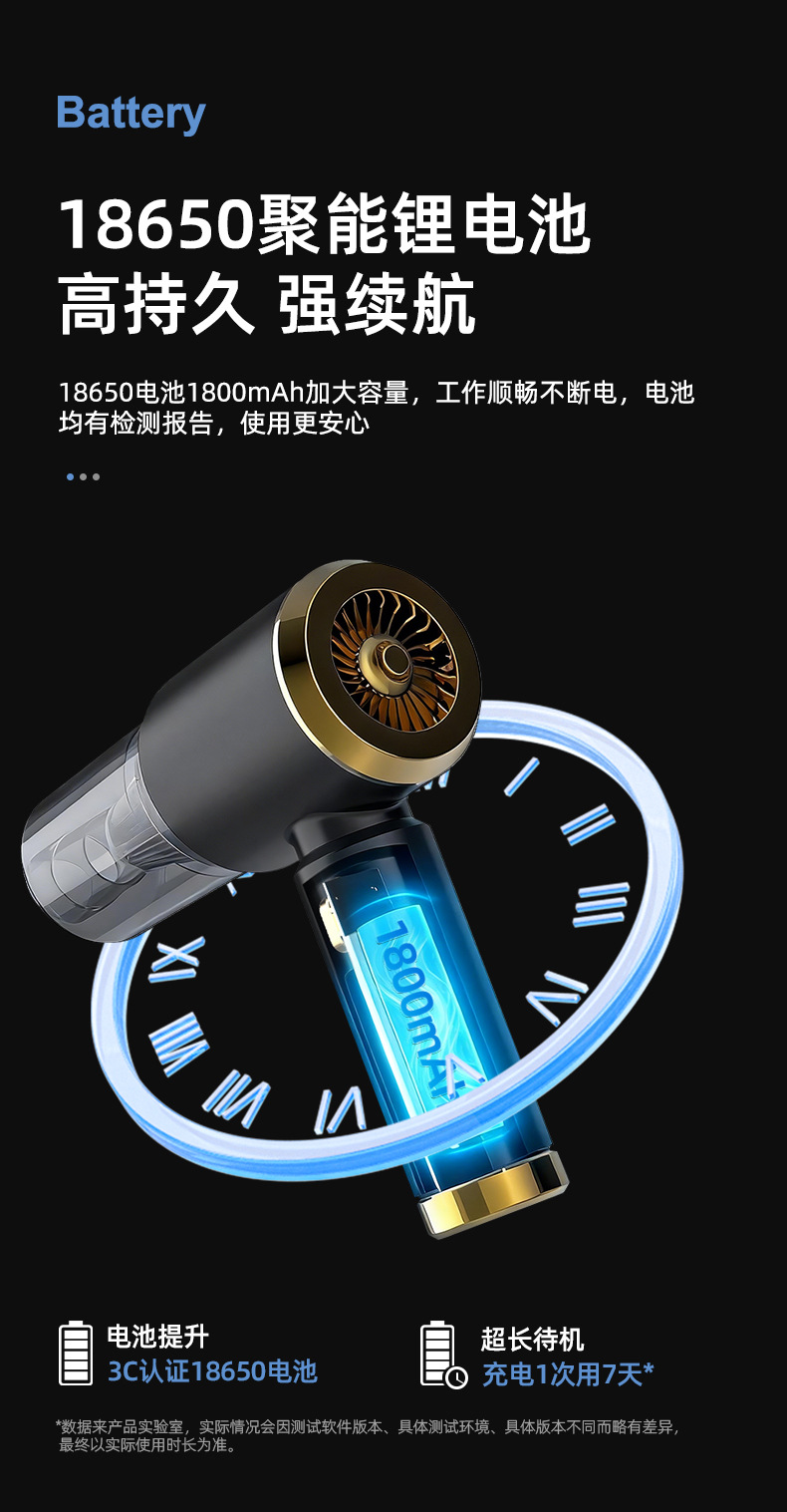 Car vacuum cleaner, small portable dual-use handheld car vacuum and blower, wholesale