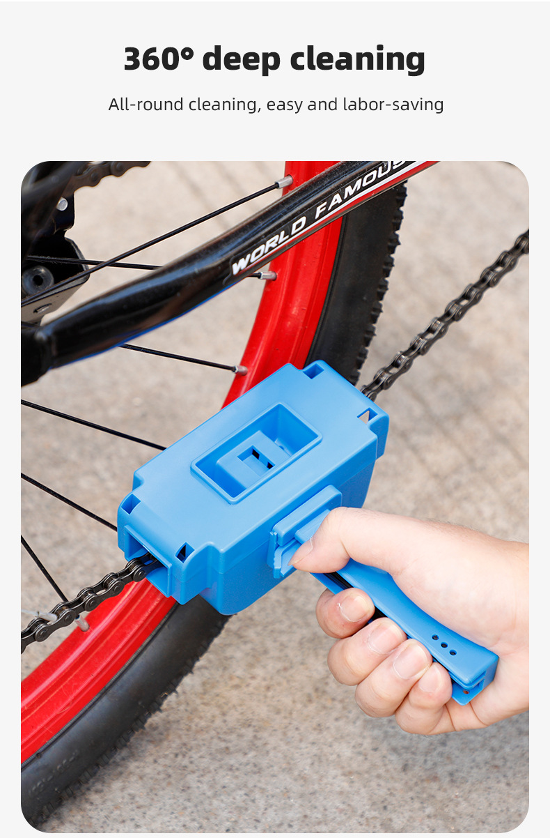 Bicycle chain washer chain cleaner chain maintenance mountain bike chain cleaning tool cycling equipment_voghion.com