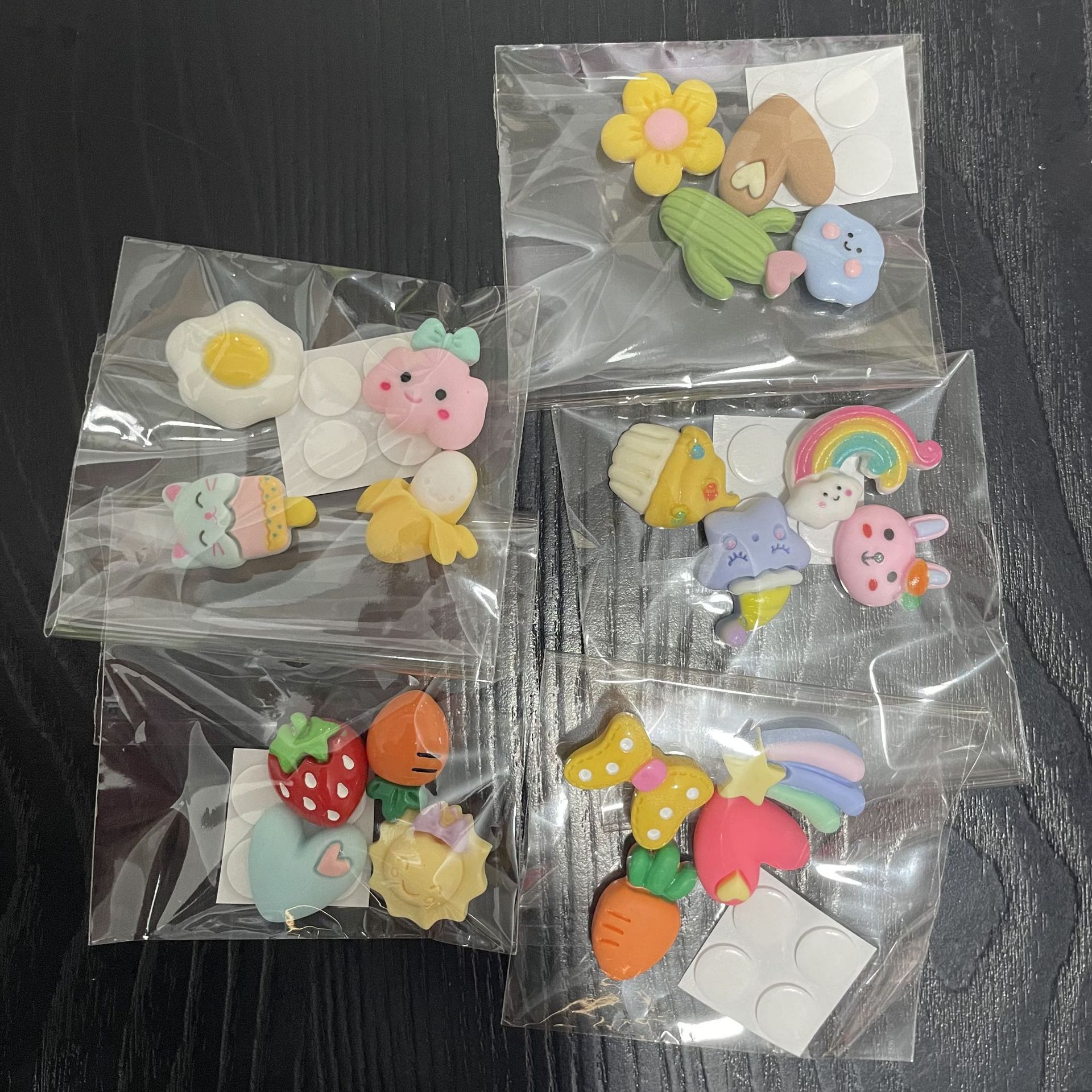 Taza de agua pegatinas 3D pegatinas tridimensionales pegatinas de la taza de vacío 3D muñeca tridimensional resina hebilla DIY refrigerador teléfono móvil pegatinas