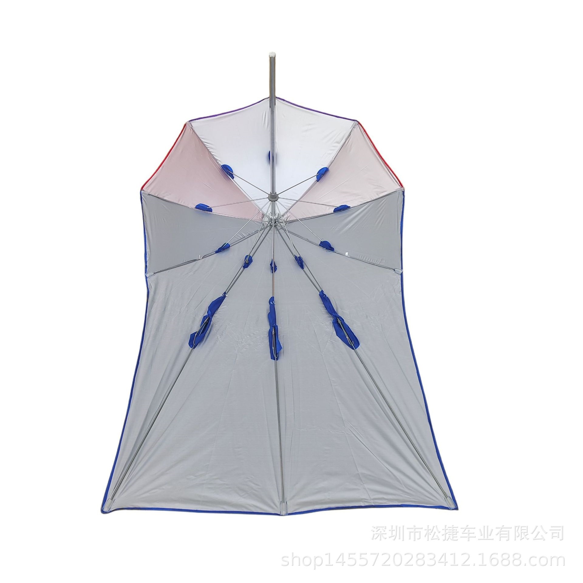 2.11m Motorcycle Electric Vehicle Round Tube Square Tube Umbrella Electric Vehicle Umbrella Motorcycle Umbrella Double Layer