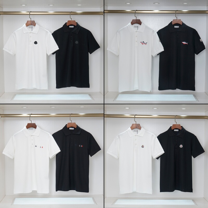 High-Quality Version Authentic Cross-Border Polo Shirt Short-Sleeve Turn-Down Collar Summer Classic Men's Embroidered Casual European and American Hot Item