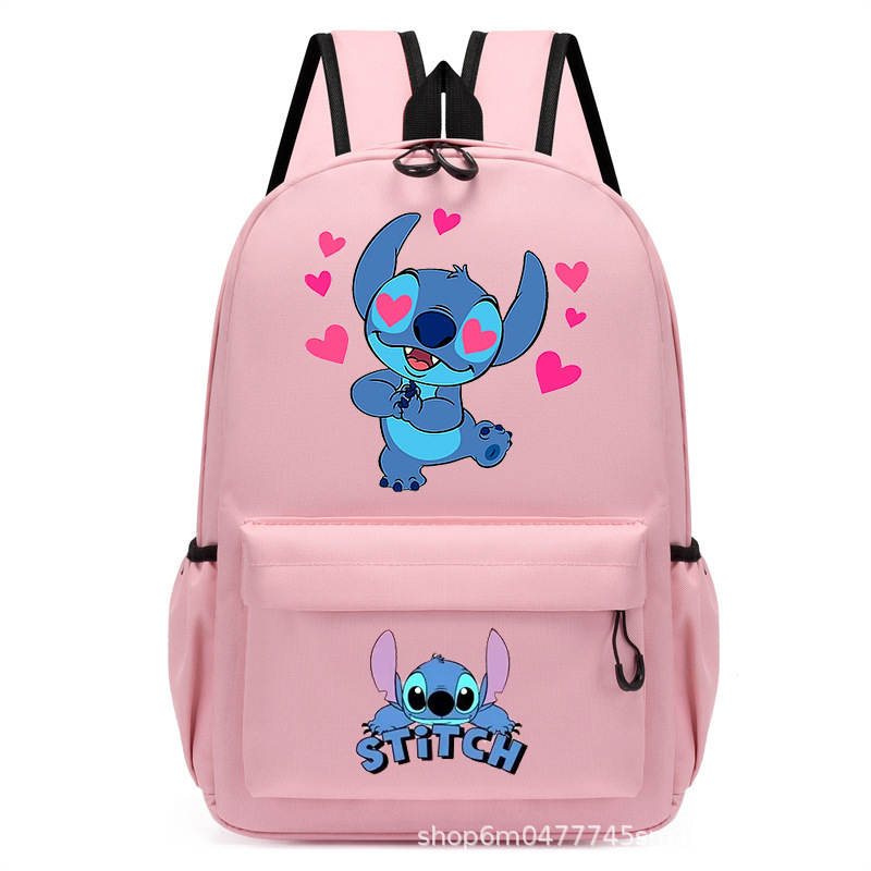 AliExpress Hot Sale Star Baby Cartoon Kindergarten Mochila rosa para niños y niñas Mochila para niños