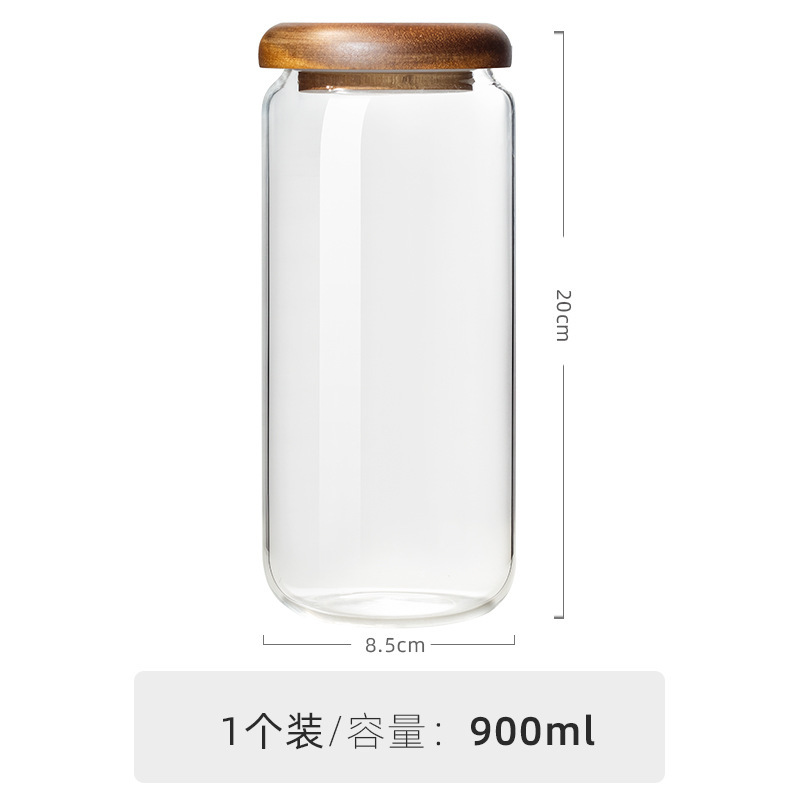 食品グレードのプッシュ式丸型密封瓶、ガラス瓶、ガラス密封瓶、保存瓶|undefined