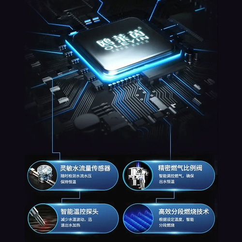 Household natural gas water heater gas shower intelligent forced exhaust constant temperature liquefied gas natural gas water heater