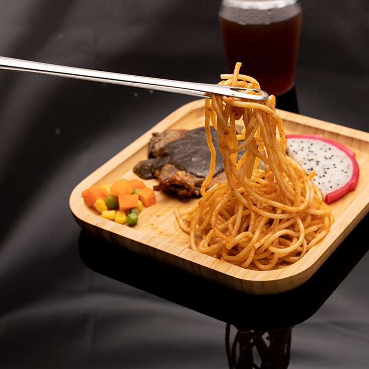 Acero inoxidable 304 estilo coreano al aire libre barbacoa clip filete clip alargado comida clip barbacoa tijeras