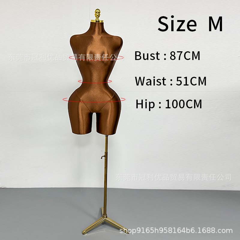 Modelo de bolsa de tela marrón tamaño M