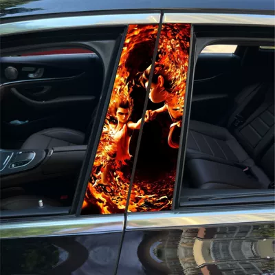 Body sticker Nezha 2 clown decorative sticker car - nezha-3-1-pair-of-driver-and-co-pilot
